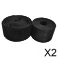 thumbnail image 1 of 2 Cintas Adhesivas Entrelazadas Para Coser, Para Manualidades, Bolsos, Ropa, 2 Cm, Color Negro, 1 of 10