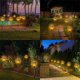 thumbnail image 5 of Llamas parpadeantes decorativas para exteriores, luces solares para jardín, antorchas de llama, 5 of 5