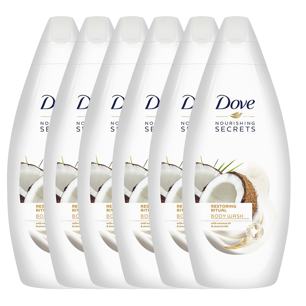 DOVE BODY WASH COCONUT 6X250ML Walmart Canada