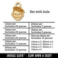 thumbnail image 2 of Artist Icon Wood Mini Charms Shapes DIY Craft Jewelry - With Hole - Various Sizes (16pcs), 2 of 7