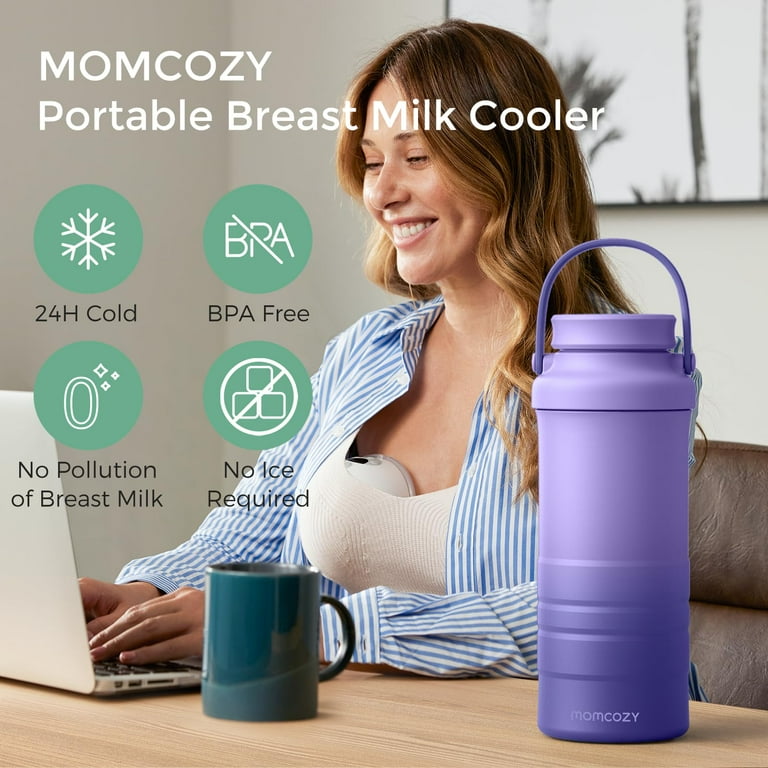 Momcozy Breast Milk Cooler offers 24H+ extended cooling with