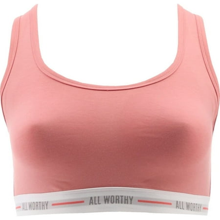 

All Worthy Cotton Racerback Lounge Bra Women s A498720