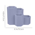 thumbnail image 3 of RBCKVXZ Pencil Holder Pens Cup Pencil Organizer Cute Desk Caddy Accessories Tray & Workspace Organizers for Office/Home/Bathroom (Purple), 3 of 9