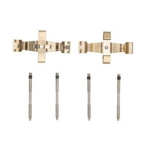 Front Brake Hardware Kit - Compatible with 2013 - 2017 Audi Q5 2014 2015 2016