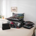 thumbnail image 6 of Feelyou Rcing Car Bedding Comforter Set 7 Pieces, Extreme Speed Sport Full Bedding Set, 6 of 8