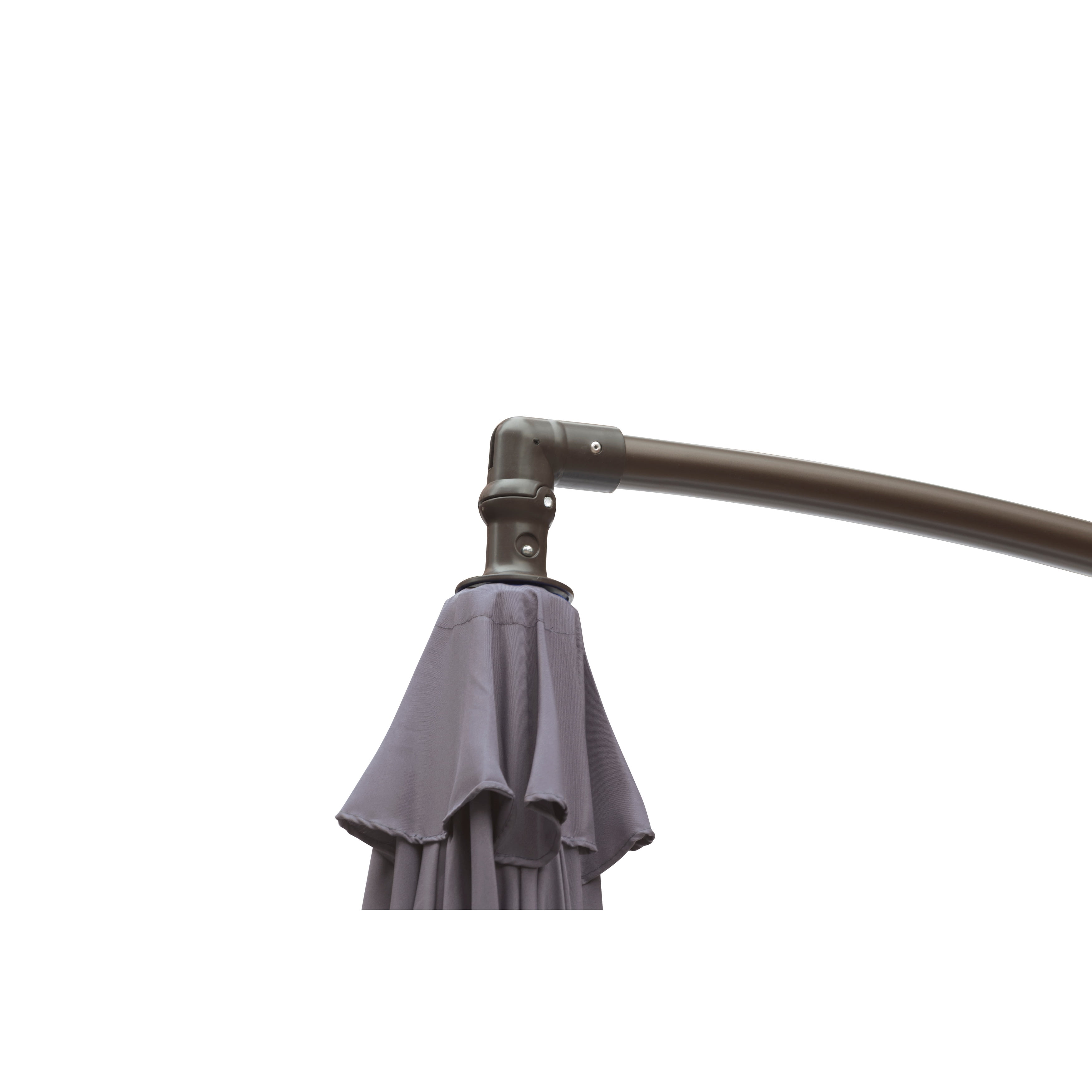 Westin Outdoor 102" Gray Octagon Cantilever and Offset Patio Umbrella