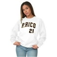 thumbnail image 4 of Puerto Rico Baseball Game Player 21 Unisex Plus Fleece Graphic Sweatshirt Brisco Brands 2X, 4 of 5