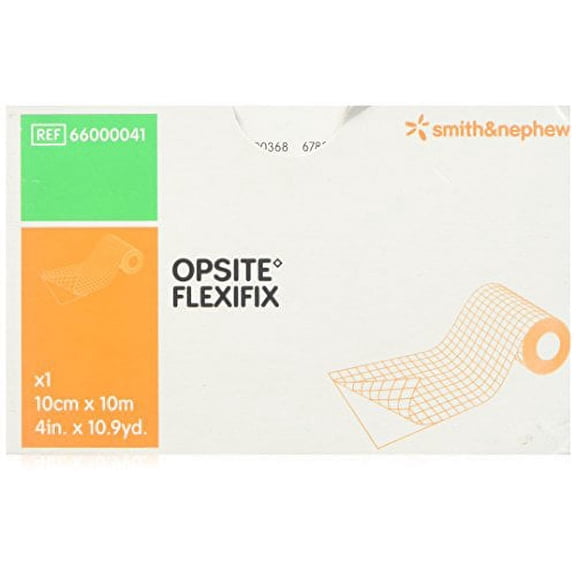 OPSITE FLEXIFIX Transparent Film Roll, 4inX11yd, 1 Pack
