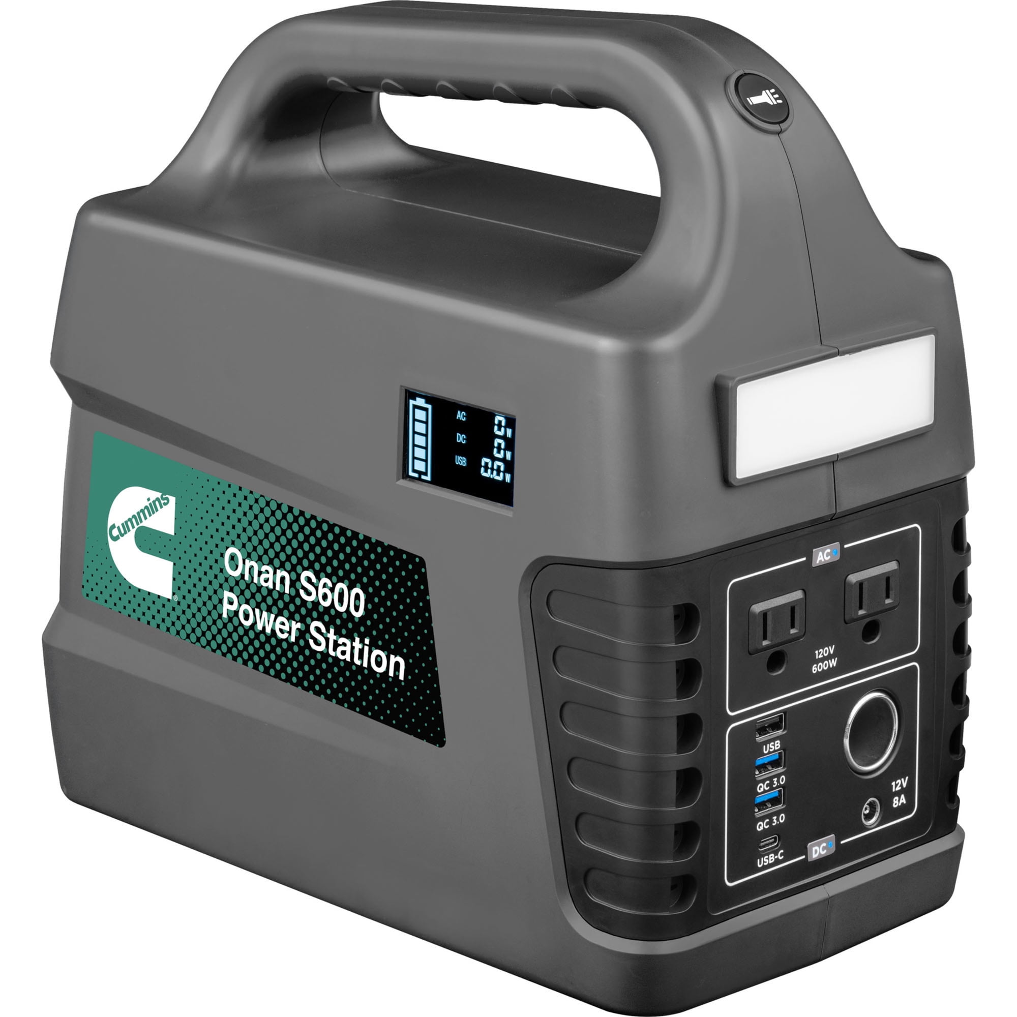 Cummins 1200 Peak Watt Portable Power Station Solar Generator Pure Sine Wave AC Outlet Backup Lithium Battery (Solar Panel Not Included)