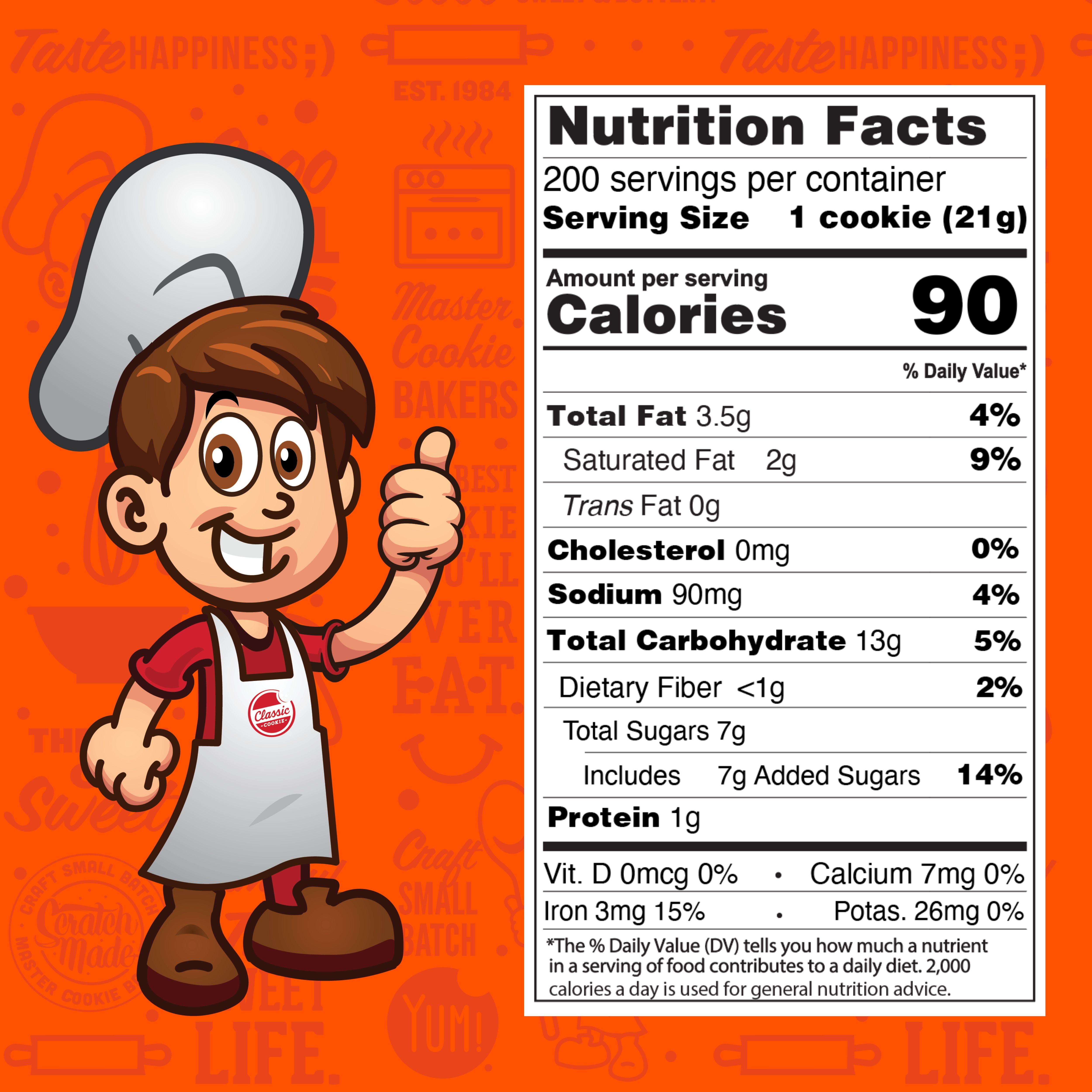 Classic Cookie®, 0.75oz Peanut Butter Soft Baked Mini Cookies, 54 Count Box