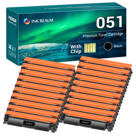 Ink realm Compatible Toner Replacement for Canon 051 ImageCLASS MF264dw MF267dw MF269dw LBP162dw LBP161dn LBP1692dwkg MF266dn MF263dn Printer Ink Black  20-Pack price history on PriceWatchPro