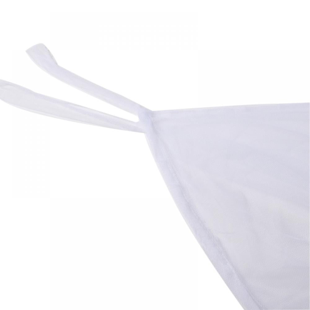 4 Corners Bed Canopy Mosquito Net for Bed Canopy Bed Curtains Bed Canopies & Drapes for Queen Size Bed Twin Bed and King Bed (White)