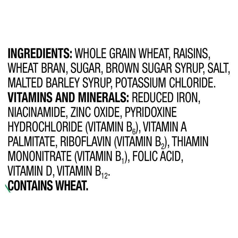 Great Value Raisin Bran Breakfast Cereal, 18.7 oz