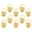 Yellow, variant on lanema 10 Pieces Elegant Mini Baskets Great For Holiday Decorations And Crafts