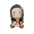 thumbnail image 1 of Peluche 20cm Anime Nezuko Cabello negro Malubero Vestido Rosa, 1 of 5
