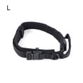 thumbnail image 2 of Collar de hebilla para mascotasCollar de mascotas asa antideslizante collar de liberación rápida mediano gran animal poliéster gargantillo, negro, l Speravity PT000563-05, 2 of 7