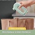 thumbnail image 4 of Electric Egg Beater White Hand Beater 4 Speed Egg Beater Egg Beater for Baking Cakes Custard Cream Cordless Stand, 4 of 5