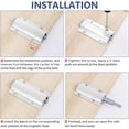 thumbnail image 4 of Door Kitchen Latch Soft, Magnetic Push Open Latch, Magnet Touch Latches Cabinet Hardware, 4 of 4