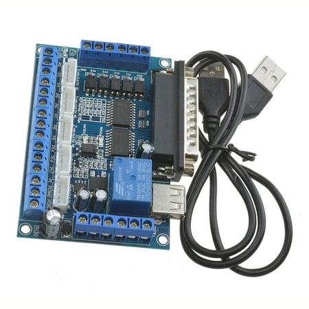 

5 axis CNC Breakout Board with optical coupler For Stepper Motor Driver MACH3