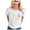 White-8, variant on Pink Ribbon Shirts for Women Cancer Awareness Tshirts Ribbon Graphic Print Tee Inspirational Cancer Tops