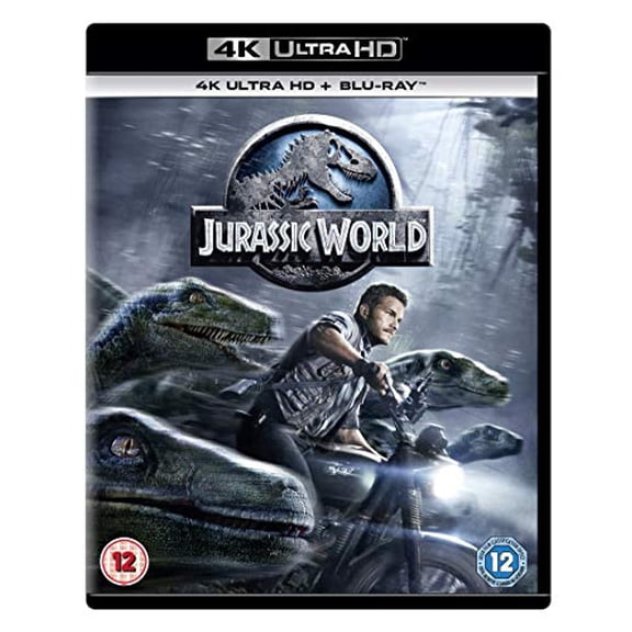Jurassic World (4K Ultra HD) Ty Simpkins Omar Sy Vincent D'Onofrio Irrfan Khan BD Wong