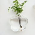 thumbnail image 4 of Wall Hanging Planter Modern: 2PCS Decorative Glass Planter Flower Vase Plant Pot, 4 of 10