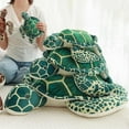 thumbnail image 5 of HESITONE Big Sea for Turtle Plush Toys Tortoise for Doll Cushion Soft PP Cotton Stuffed Animal Pillow Children Gifts, 5 of 10