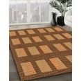 thumbnail image 3 of Ahgly Company Machine Washable Indoor Rectangle Transitional Saddle Brown Area Rugs, 5' x 8', 3 of 7