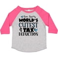 thumbnail image 3 of Inktastic I'm the World's Cutest Tax Deduction Blue Hearts Boys or Girls Toddler T-Shirt, 3 of 5