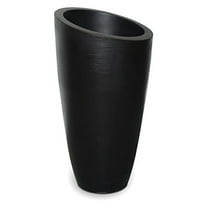 42 in. Modesto Tall Planter, Black