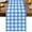 Blue, variant on Sky Blue Checks Dining Table Runner, White Gingham Plaid Abstract Modern Coastal Washable Table Runners Kitchen Coffee Table Center Decor for Home Party Holiday Wedding 13 x 60 Inches
