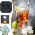 thumbnail image 5 of Ice Cube Tray,Admaison Ice Ball Cube Mold with Funnel for Cocktails,Bourbon,Brandy,Whiskey Gifts for Men,Silicone Fun Shapes Black, 5 of 6