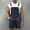 Dark Blue, variant on FRSASU Men Jumpsuits Casual Fashion Soild Zipper Breast Pocket Washed Suspender Long Pants Cargo Pants Dark Blue XXXL(3XL)