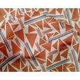 thumbnail image 4 of oneOone Silk Tabby Fabric Triangle & Line Geometric Â Printed Craft Fabric BTY 42 Inch Wide, 4 of 4