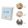 moobody Intelligent Thermostat Water Heating Thermostat 2.6Inch LCD Display Digital Weekly