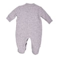 thumbnail image 2 of Mameluco capitonado Baby Creysi Unisex 6 Meses Stripe Quilt Ker Gris, 2 of 3