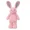 Pink, variant on Plush Dog Toy Soothing Calming Lavender Infused 12 Inch Bunny With Heartbeat (Green)