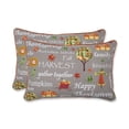 thumbnail image 1 of Pillow Perfect 635354 Automne Récolte Haystack Intérieur & Extérieur Décoratif Oreiller Lombaire Surdimensionné&44; Multicolore - Lot de 2, 1 of 1