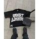 thumbnail image 3 of Camisetas con estampado gráfico de Ninja de Anime japonés Y2k, tops cortos de algodón de gran tamaño para mujer, ropa urbana Harajuku de manga corta para hombre, 3 of 5