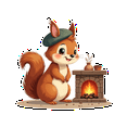 thumbnail image 4 of Cartoon Squirrel Theme Stickers, Waterproof Squirrel Theme Sticker for Water Bottle Laptop Phone Cases Planner Skateboard Luggage Helmet Party Favor Decor, Ideal for Adults Teens Teacher Rewards, 4 of 9