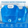 thumbnail image 2 of CHUANK Sac de Stockage d'Eau Pliable 10L Grande Capacité avec Valve Qualité Alimentaire Portable Sans Fuite pour Camping Randonnée Extérieur, 2 of 9