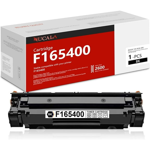 1-Pack F165400 Toner Cartridge Black, F165400 Cartridge Replacement for Canon F165400 Printer