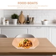 thumbnail image 3 of SHOWERORO 125pcs Cardboard Food Trays Hot Dogs Trays Kraft Paper For Fried Snacks Use, 3 of 6