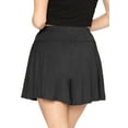 thumbnail image 3 of Stretch Is Comfort Women's Flowy Skort Wide Leg Shorts with Pockets | Adult Small- 5x, 3 of 5