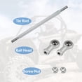 thumbnail image 4 of Unique Bargains M8 140mm Tige de Direction Réglable Rotule pour 49cc ATV Électrique Go Kart Colonne de Direction Suspension, 4 of 6
