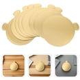 thumbnail image 1 of OUNONA 200Pcs Golden Round Cake Base Boards with Heat Insulation for Professional Baking and Dessert Presentation, 1 of 8