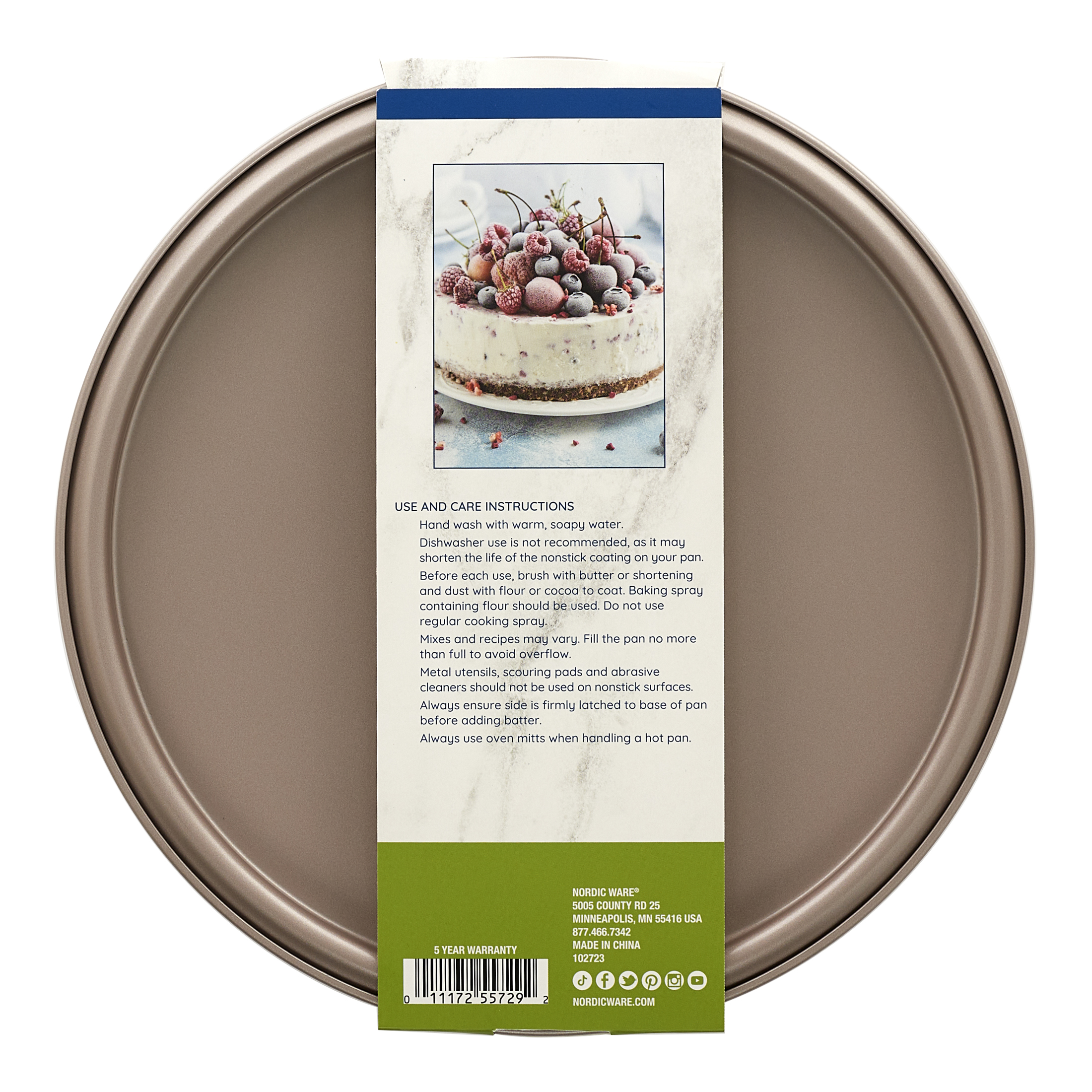 Nordic Ware 9-Inch Nonstick Springform Cake Pan photo 8