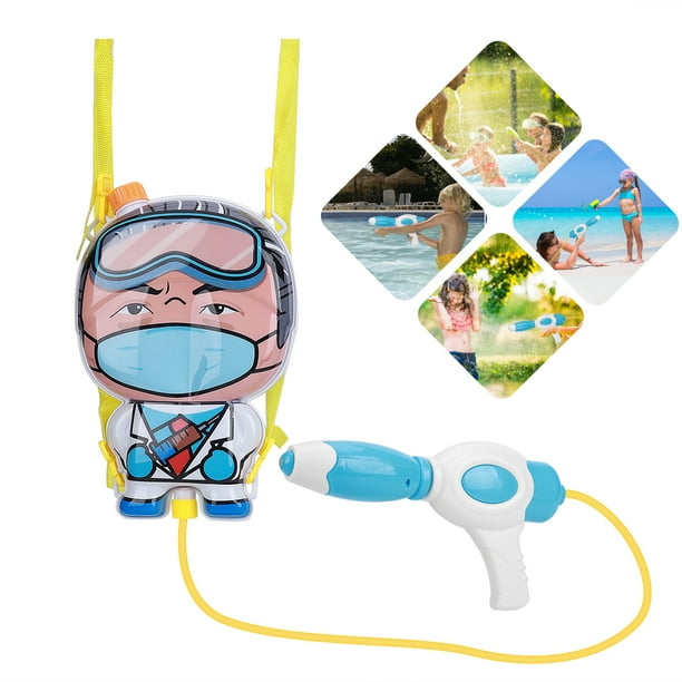 Pistola De Agua unica Del Juguete Del Arma De Agua De La Mochila Del Diseno Tirando Del Tipo Que Juega Para Los Ninos Bodega Aurrera en linea