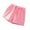 Pink, variant on Zwiiyzr 2-11Y Summer Children's Girls' Casual Shorts Elastic Outwear Hot Pants Streamer Solid Color Versatile Pants Yellow