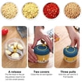 thumbnail image 3 of Jinsinto Manual Garlic Cutter, Mini Vegetable Chopper, Meat and Onion Chopper, 3 of 5